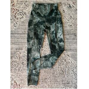 Lululemon Align High-Rise Pant Pockets 25" Diamond Dye Green Size 4